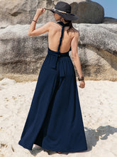 Load image into Gallery viewer, Surplice Wide Leg Jumpsuit with Free Tie
