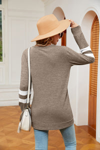 Round Neck Long Sleeve Top (multiple color options)