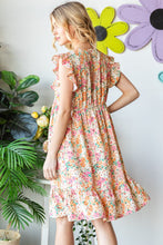 Load image into Gallery viewer, Floral Ruffled V-Neck Dress
