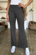 Load image into Gallery viewer, Ribbed High Waist Flare Pants (multiple color options)
