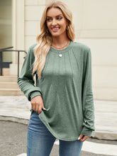 Load image into Gallery viewer, Round Neck Long Sleeve Top (multiple color options)
