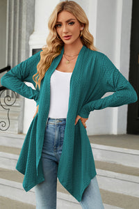 Open Front Long Sleeve Cardigan (multiple color options)