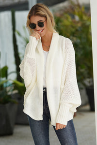 Open Front Batwing Sleeve Cardigan (multiple color options)