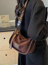 Load image into Gallery viewer, Suede Adjustable Strap Shoulder Bag (multiple color options)
