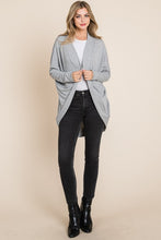 Load image into Gallery viewer, Open Front Long Sleeve Cocoon Cardigan
