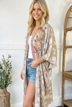 Load image into Gallery viewer, Golden Meadow Embroidered Kimono

