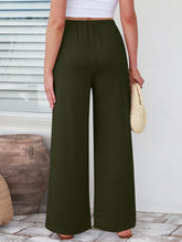 Load image into Gallery viewer, Elastic Waist Wide Leg Pants (multiple color options)
