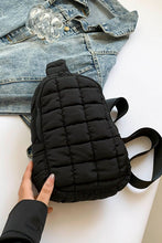 Load image into Gallery viewer, Quilted Nylon Crossbody  Bag  (multiple color options)
