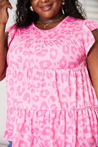 Pink Panther Tiered Blouse