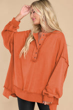 Load image into Gallery viewer, Exposed Seam Long Sleeve Sweatshirt (multiple color options)
