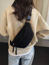 Load image into Gallery viewer, Sherpa Crossbody Bag with Adjustable Strap (multiple color options)
