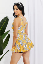 Load image into Gallery viewer, Clear Waters Swim Dress in Mustard
