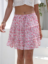 Load image into Gallery viewer, Printed Elastic Waist Mini Skirt (multiple color options)
