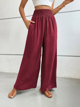 Load image into Gallery viewer, Perfee Wide Leg Pants with Pockets (multiple color options)
