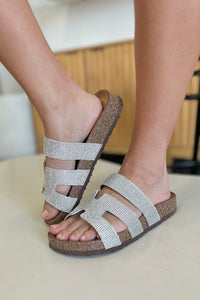Rhinestone Open Toe Sandals