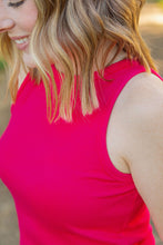 Load image into Gallery viewer, Tara Ribbed Tank - Hot Pink
