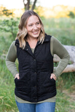 Load image into Gallery viewer, Corduroy Vest - Black
