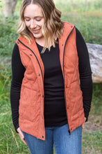 Load image into Gallery viewer, Corduroy Vest - Pumpkin
