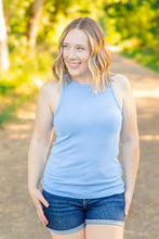 Load image into Gallery viewer, Tara Ribbed Tank - Light Blue
