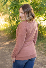 Load image into Gallery viewer, Brittney Button Sweater - Terra Cotta
