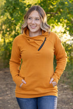 Load image into Gallery viewer, Classic Zoey Zip Cowl Sweatshirt - Camel
