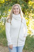 Load image into Gallery viewer, Quinn Zip Up Cowl Hoodie - Oatmeal
