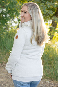 Quinn Zip Up Cowl Hoodie - Oatmeal