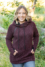 Load image into Gallery viewer, Sawyer Singlehood Hoodie - Quilted Burgundy
