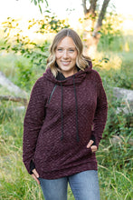 Load image into Gallery viewer, Sawyer Singlehood Hoodie - Quilted Burgundy
