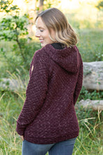 Load image into Gallery viewer, Sawyer Singlehood Hoodie - Quilted Burgundy
