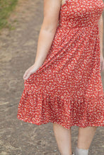 Load image into Gallery viewer, Bailey Dress - Rust Floral
