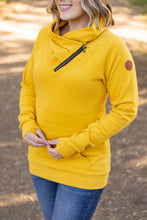 Load image into Gallery viewer, Classic Zoey ZipCowl Sweatshirt - Mustard | Women&#39;s Sweatshirt
