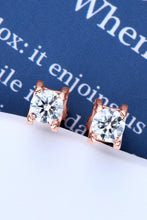 Load image into Gallery viewer, Moissanite 925 Sterling Silver Stud Earrings (rose gold or silver)
