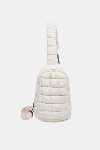 Quilted Nylon Crossbody  Bag  (multiple color options)