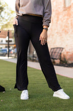 Load image into Gallery viewer, The Madison - Black Straight Leg Leggings with Pockets - Luxe by Julia Rose®
