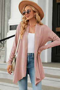 Open Front Long Sleeve Cardigan (multiple color options)