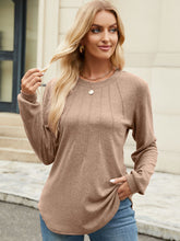 Load image into Gallery viewer, Round Neck Long Sleeve Top (multiple color options)
