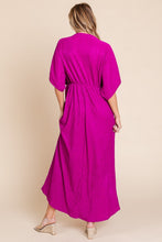 Load image into Gallery viewer, Surplice Maxi Dress with Pockets
