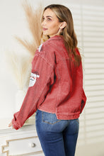 Load image into Gallery viewer, Santa Sequin Raw Hem Jacket (multiple color options)
