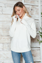 Load image into Gallery viewer, Half Zip Long Sleeve Knit Top
