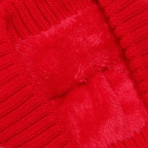 Cable Knit Winter Hat with Pompom (multiple color options)