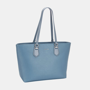 David Jones PU Leather Tote Bag  (multiple color options)