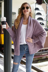 Open Front Batwing Sleeve Cardigan (multiple color options)