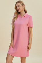 Load image into Gallery viewer, Texture Short Sleeve Dress (multiple color options)
