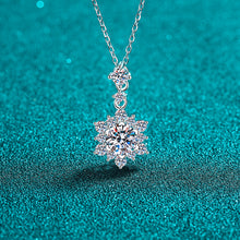 Load image into Gallery viewer, 1 Carat Moissanite Zircon 925 Sterling Silver Necklace
