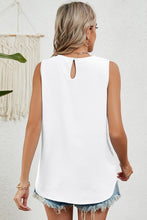 Load image into Gallery viewer, Ruched Round Neck Tank (multiple color options)
