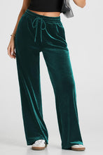 Load image into Gallery viewer, Drawstring Elastic Waist Straight Leg Pants (multiple color options)
