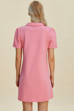 Load image into Gallery viewer, Texture Short Sleeve Dress (multiple color options)
