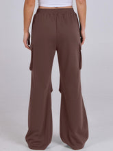 Load image into Gallery viewer, Elastic Waist Wide Leg Pants with Pockets (multiple color options)
