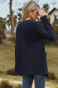 Open Front Long Sleeve Cardigan (multiple color options)